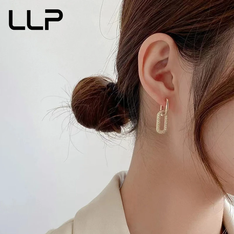 925 Sterling Silver U-Shaped Earrings Charming Charm Stylish Earrings Ladies High Jewelry Birthday Gift