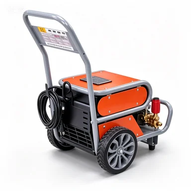 DK‑10.13 100Bar Industrial Electric High Pressure Washer, Stainless Steel Cleaner for Farm & Construction Site