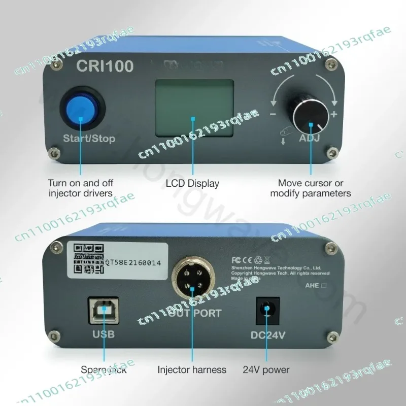 High Voltage CRI100 Diesel Coil Electromagnetic Piezoelectric Common Rail Injector Tester