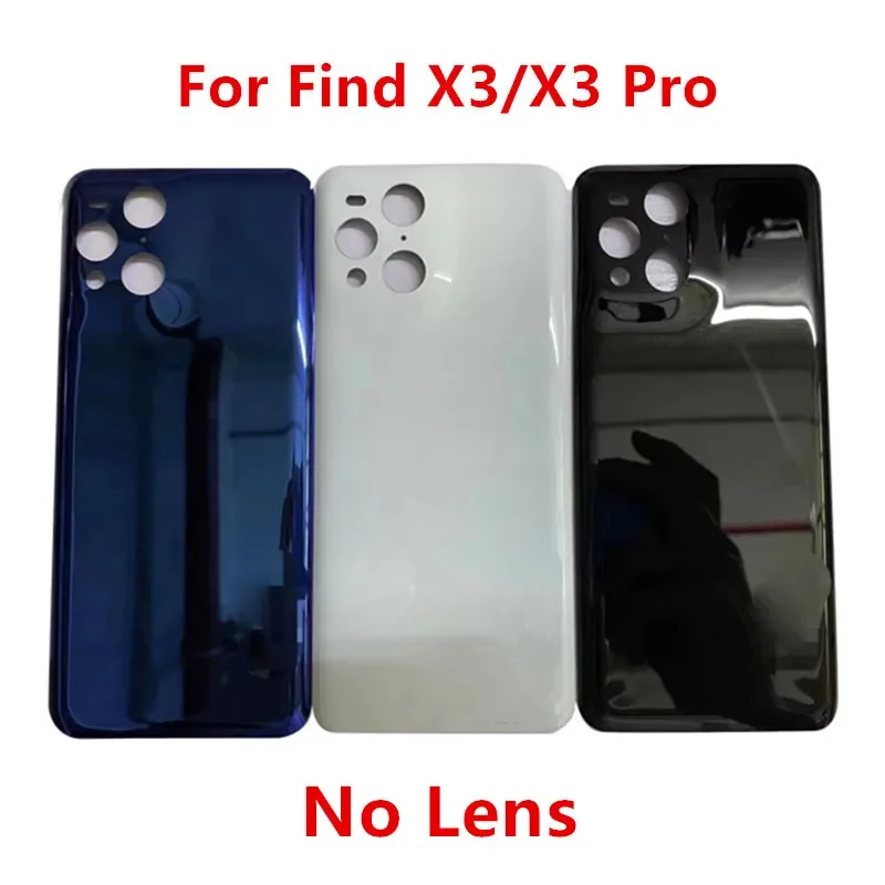 Obudowa FindX3 X3Pro do OPPO Find X3 / X3 Pro, tylna pokrywa baterii, naprawa, wymiana, klapka, tylna obudowa telefonu + obiektyw aparatu — zdjęcie produktu 4