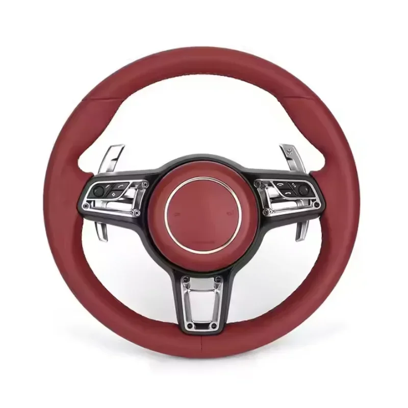 

Full Leather Upgrade Volant Lenkrad Steering Wheel for Porsche 911 Boxster 987 996 GT2 Cayenne 957 958 Cayman 981 Panamera Macan