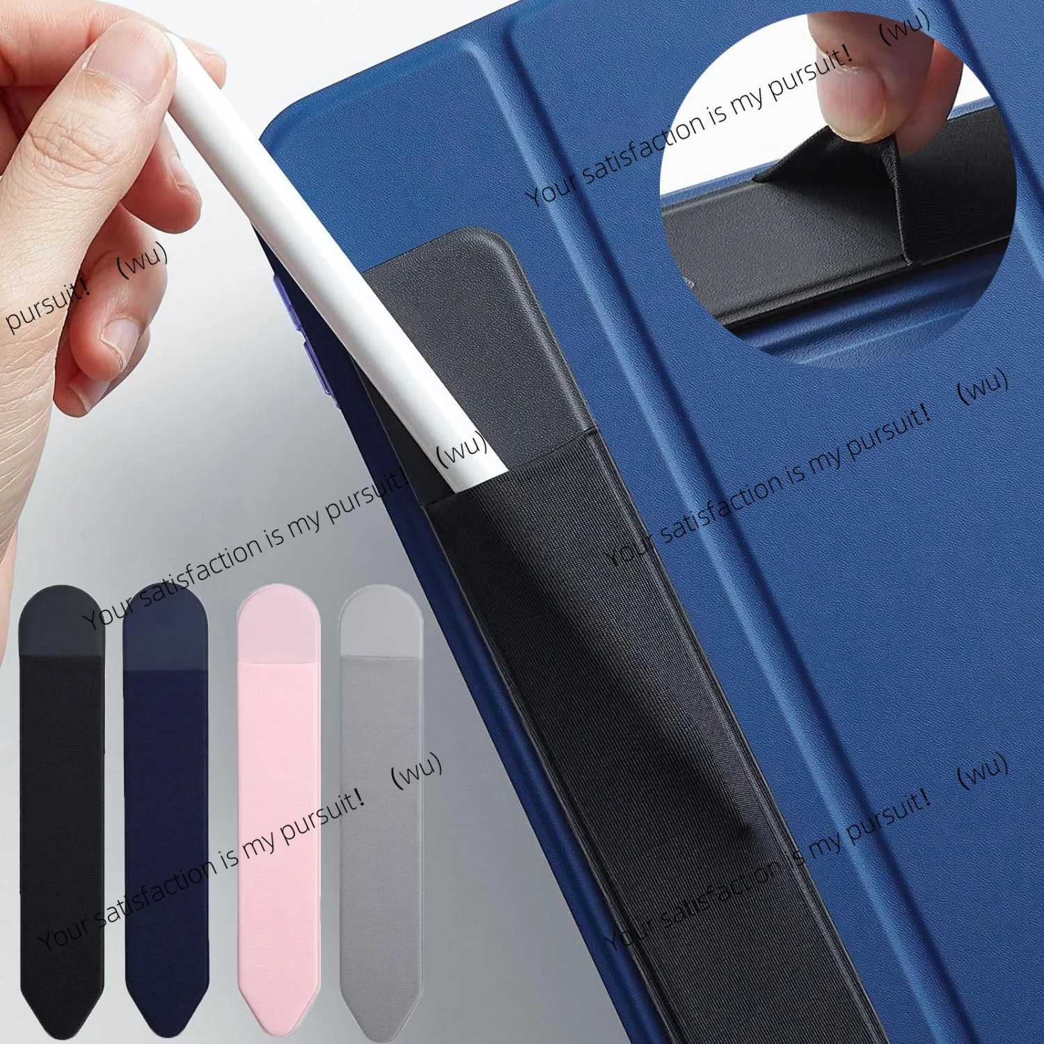 Tablet PC Touch Pencil Case for Apple IPad IPencil 1 2 Self-Adhesive Pencil Case Elastic Stylus Pocket