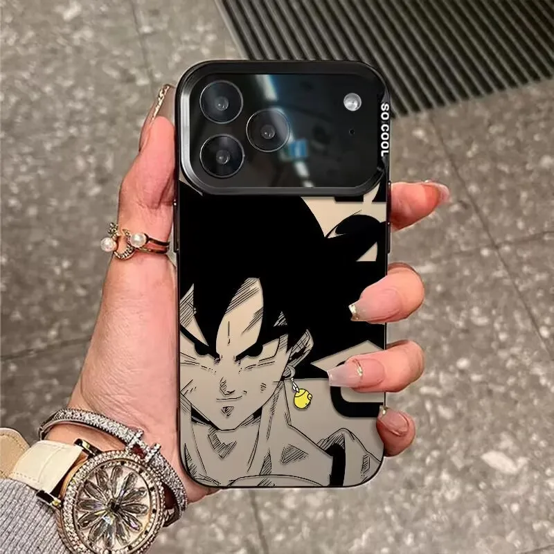 Funda de Teléfono con Diseño de Dragon Ball para iPhone 17 16 45 14 13 12 11 Pro Max X XS MAX 7 8 Plus, Carcasa 3D de Anime Dragón a Prueba de Golpes