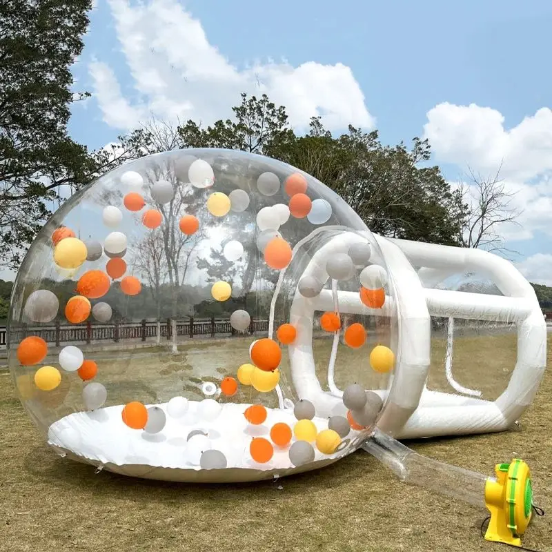 Inflatable Bubble Tent, Clear Bubble House Including Blower,Party Inflatable Tent White Tent For Wedding Use