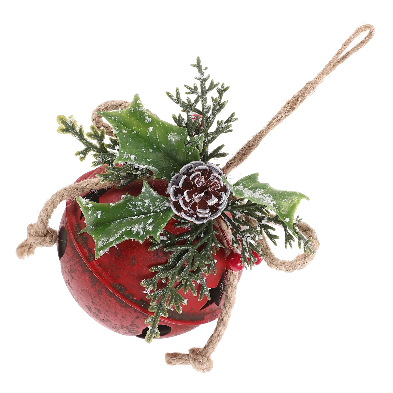 

Delicate Xmas Berry Bell DIY Hanging Decors Retro Iron Christmas Decoration Big Household Jingle Pendants Artificial Tree