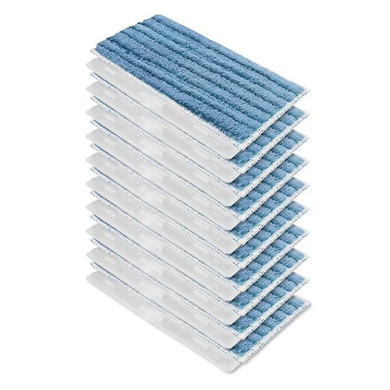 10 PCS Reusable Mop Pad Refills Blue Fiber For Shark VACMOP Mops VM252 VM251 VM255 VM250 VM200 VM200C VM190 VM252C