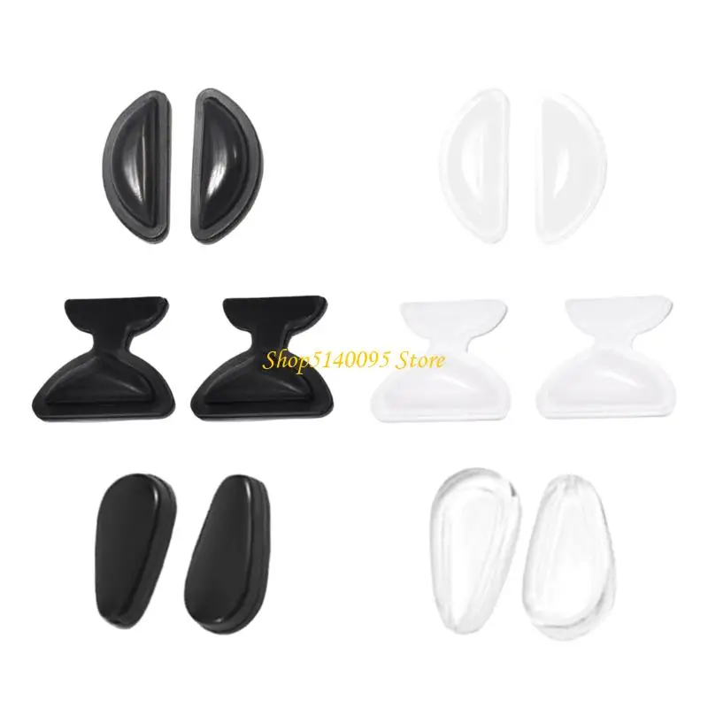 

DXAE Long Wear Silicone Nose Pads Anti Slip Grip for Full Frame Glasses Pack of 30