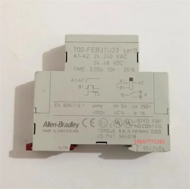 Original imported American AB time relay 700-FEB3TU23 FEB3T