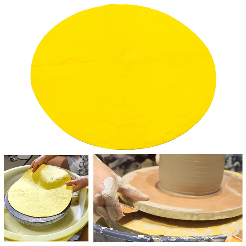 Pottery Wheel Pad Cloth PVA Absorbent Towel Used To Fix The Turntable and Pad Cleaning Cloth Clay Sculpture Modeling Tools