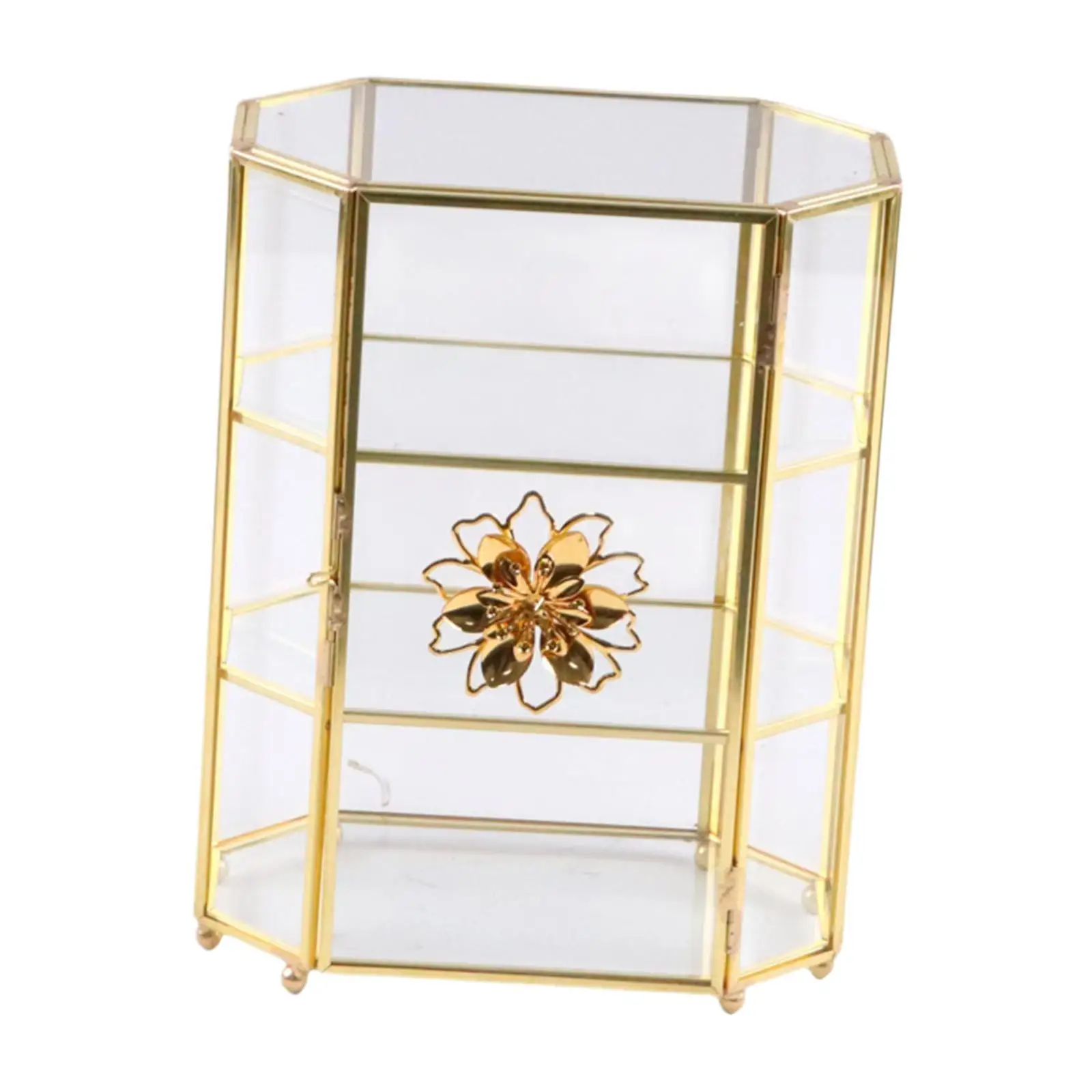 

Стеклянная геометрическая шкатулка для драгоценностей, подставка, декоративная шкатулка для безделушек на память, органайзер для ювелирных изделий для браслетов, колец, парфюмерных статуй