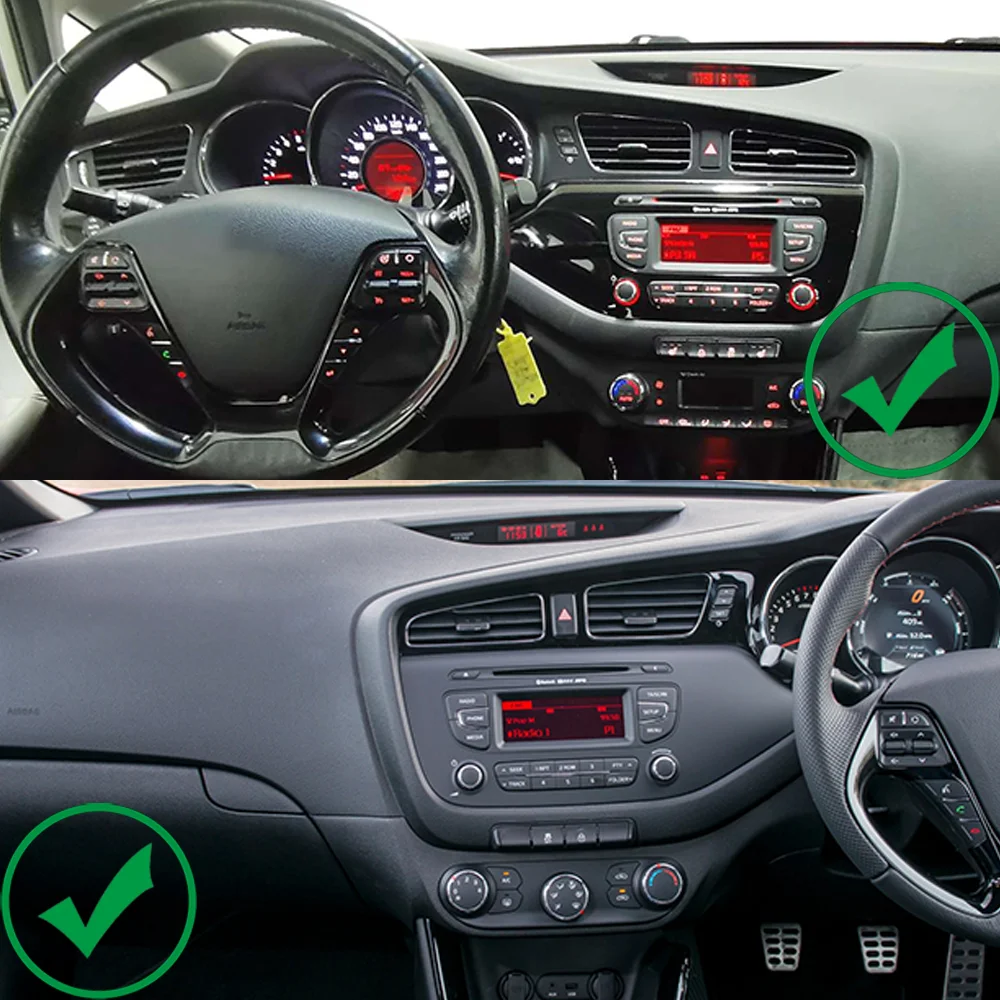 QSZN Android 13 CarPlay Car Radio For KIA CEED JD 2012 2013 2014 -2018 2 Din Multimidia Player Stereo QLED WIFI+4G DSP Car Radio