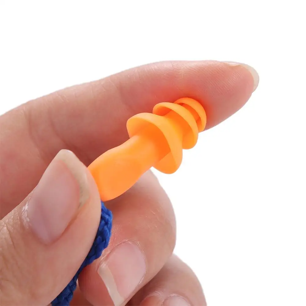 

10 шт., проводной силиконовый шумозатыч для ушей, конический шумоподавитель, изоляция, беруши, звукоизоляция, медленный отскок, беруши, помощь во сне