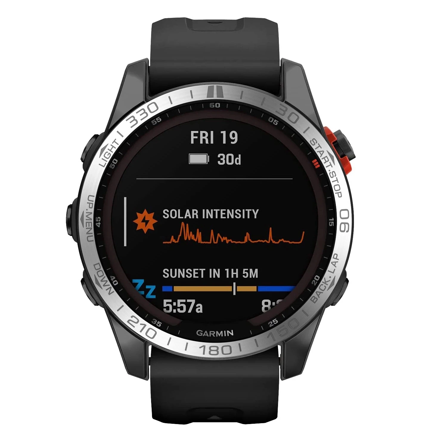 For Garmin Fenix 6X 6 6X Pro 7 7X 5 Plus Sapphire Bezel Ring Stainless Steel Engraved Time Unit Adhesive Scratch Resistant Case