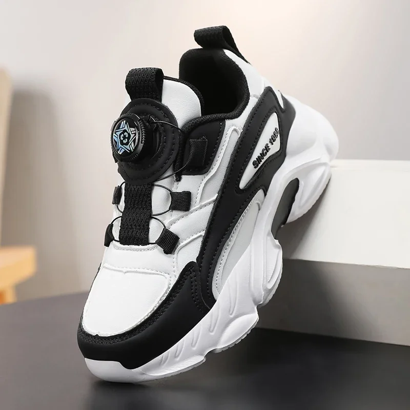 

Kids Student's Children Black Girls Sport Walking Footwear Casual Boys Shoes Soft Sole Kids Shoe Non-slip Sneakers Shoes Outdoor