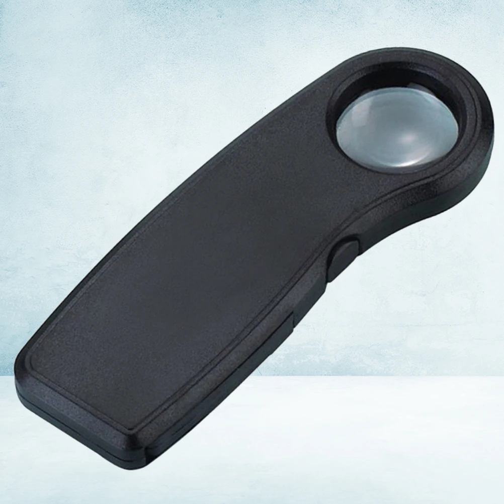 

LED Light Magnifying Glass Handheld Portable Mini Loupe Text Reading Glasses ABS Durable Long Last Use Backpack Seniors Low
