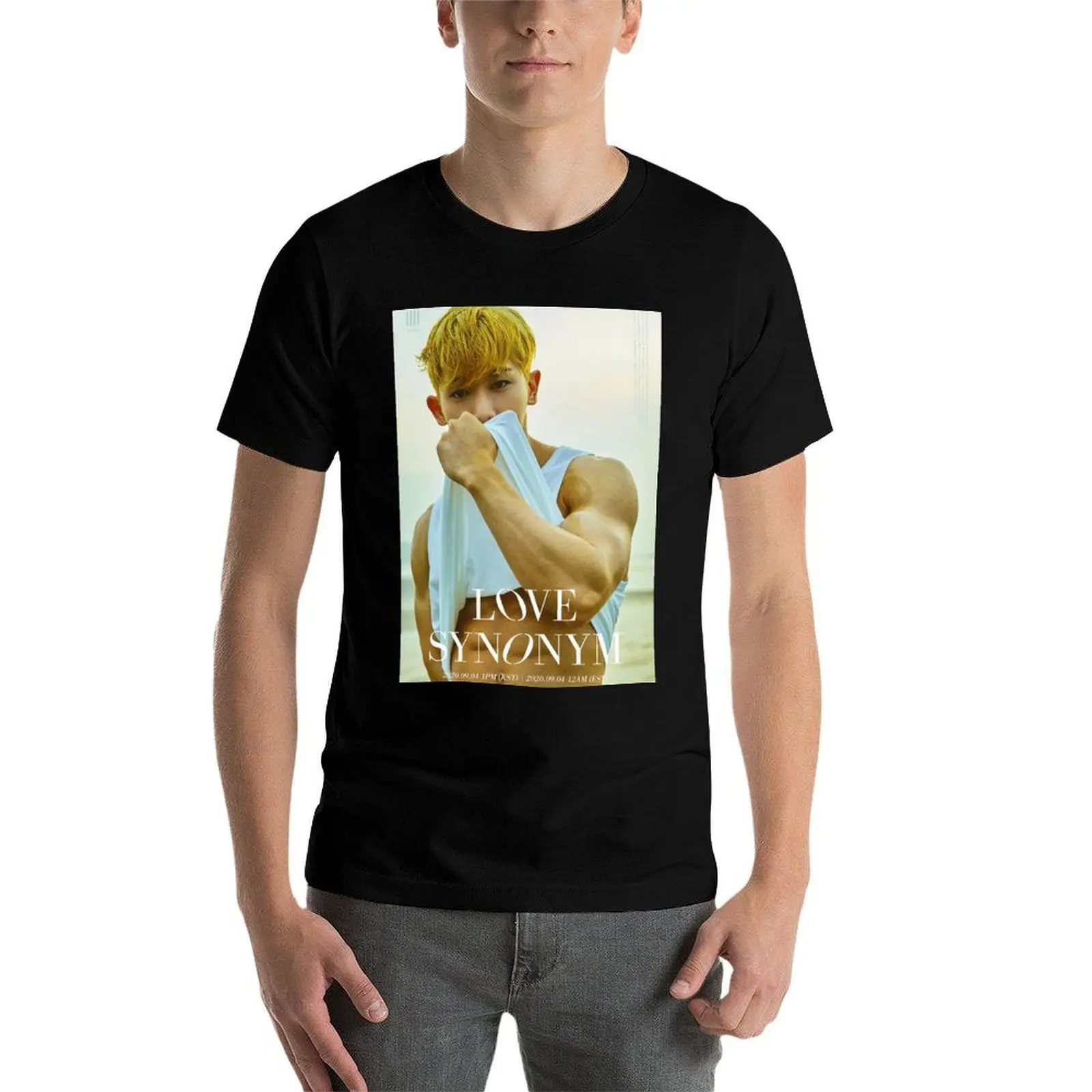 

WONHO OPEN MIND T-Shirt t shirt for man t shirt man luxury T-Shirt