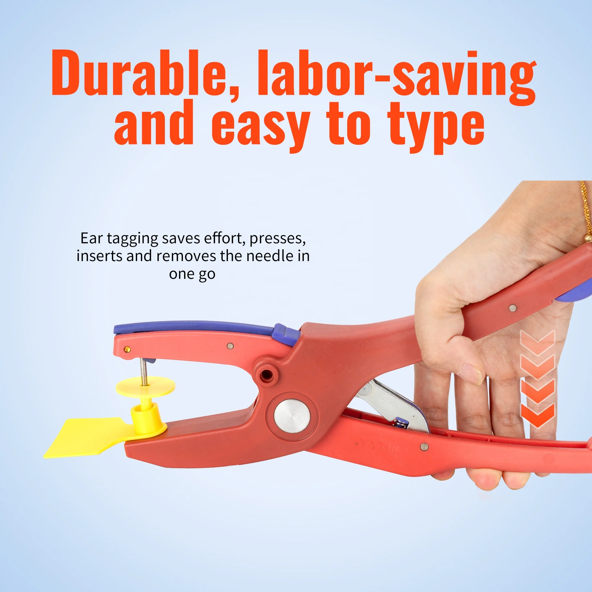 

Щипцы для ушных бирок для ветеринальных применения. Автоматические плоскогубцы для ушных бирок для свиней, крупного рогатого скота и овец. Щипцы для ушных бирок.