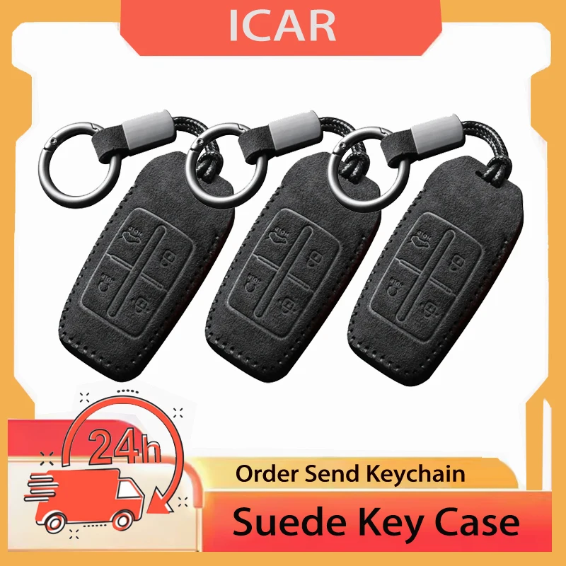 Замша ICAR с 4 кнопками для Hyundai Genesis G80 GV70 GV80 2019 2020 2021, аксессуары для смартфонов