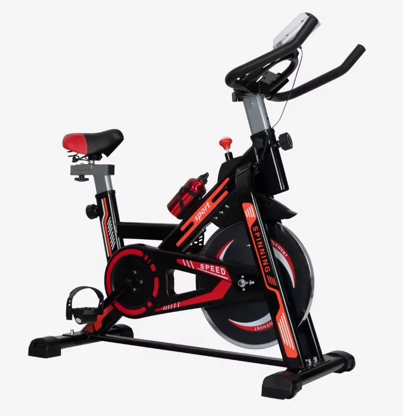 High Quality Indoor Cycling Gym Sport Bike for Home Fitness LCD Display Spinning Bike with 100kg Max Load Weight Body Building