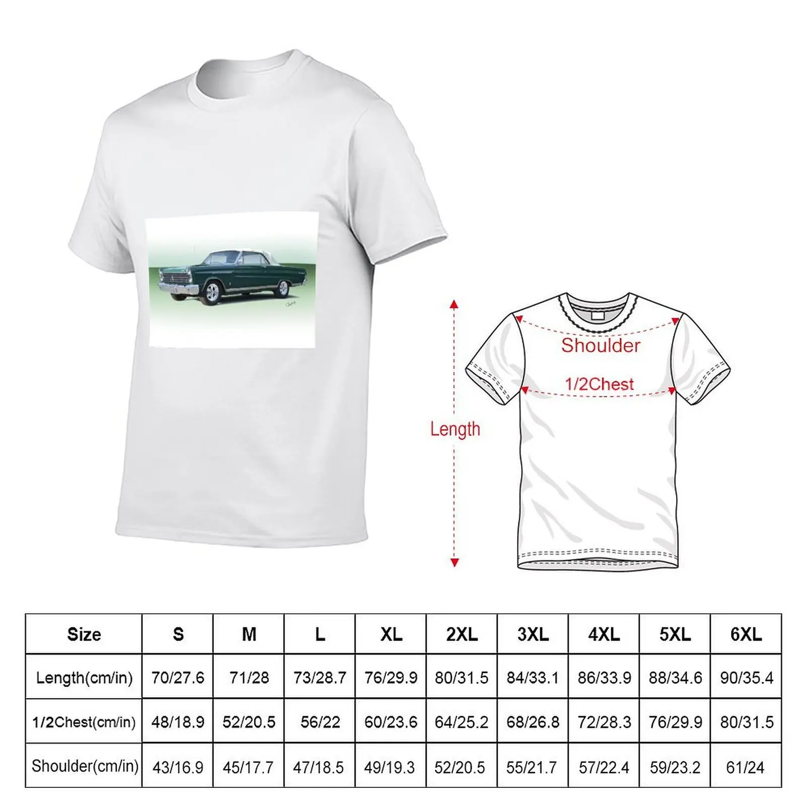 1965 Mercury Comet Caliente' Convertible T-Shirt man t shirt luxury anime t shirts oversize T-Shirt