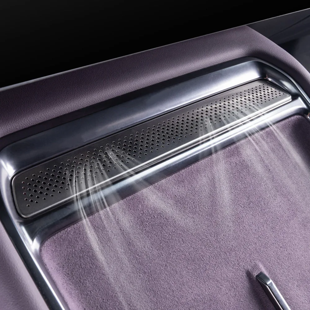 

Для нового Xpeng P7 2025 Защитная крышка воздуховыпускного отверстия центрального управления Детали автомобильной модификации Крышка из нержавеющей стали