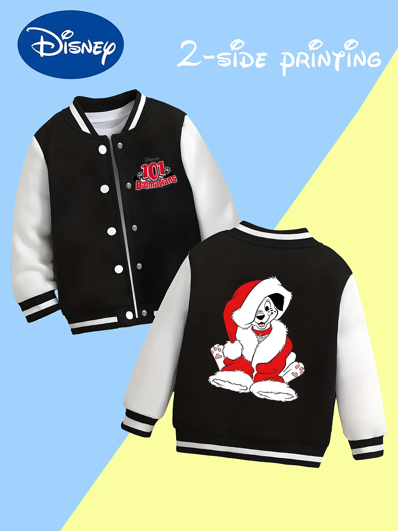 

MINISO Disney "Zootopia" Kids Baseball Boys Jacket - Judy Nick Fun Print, Double-sided Design, Super Stylish, Party Wear, Trendy