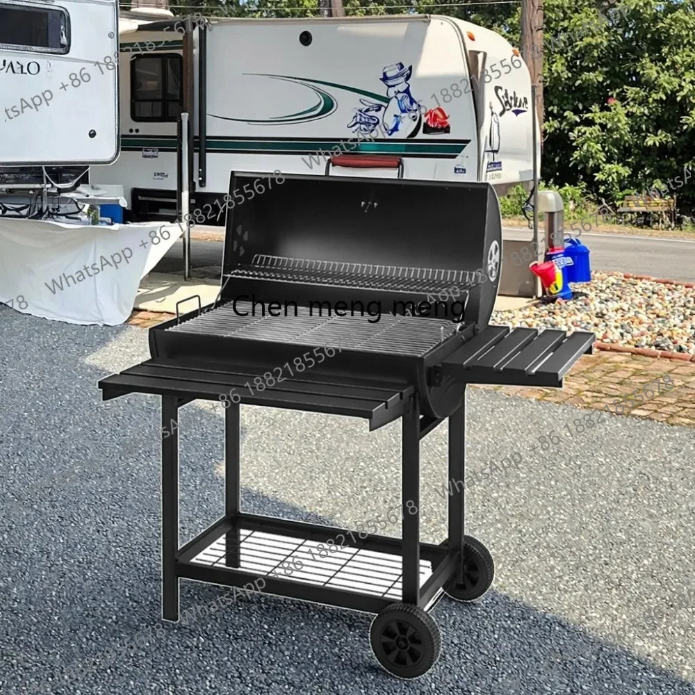 A55 Home Barbecue Grill Villa Courtyard Barbecue Grill Charcoal Outdoor 5-person American Automatic Roast Chicken BBQ