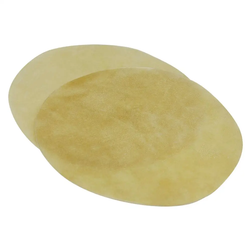 

2 Pcs Buffalo Drum Skin Covers Percussion Instrument Silent Handpan Rawhide Soft