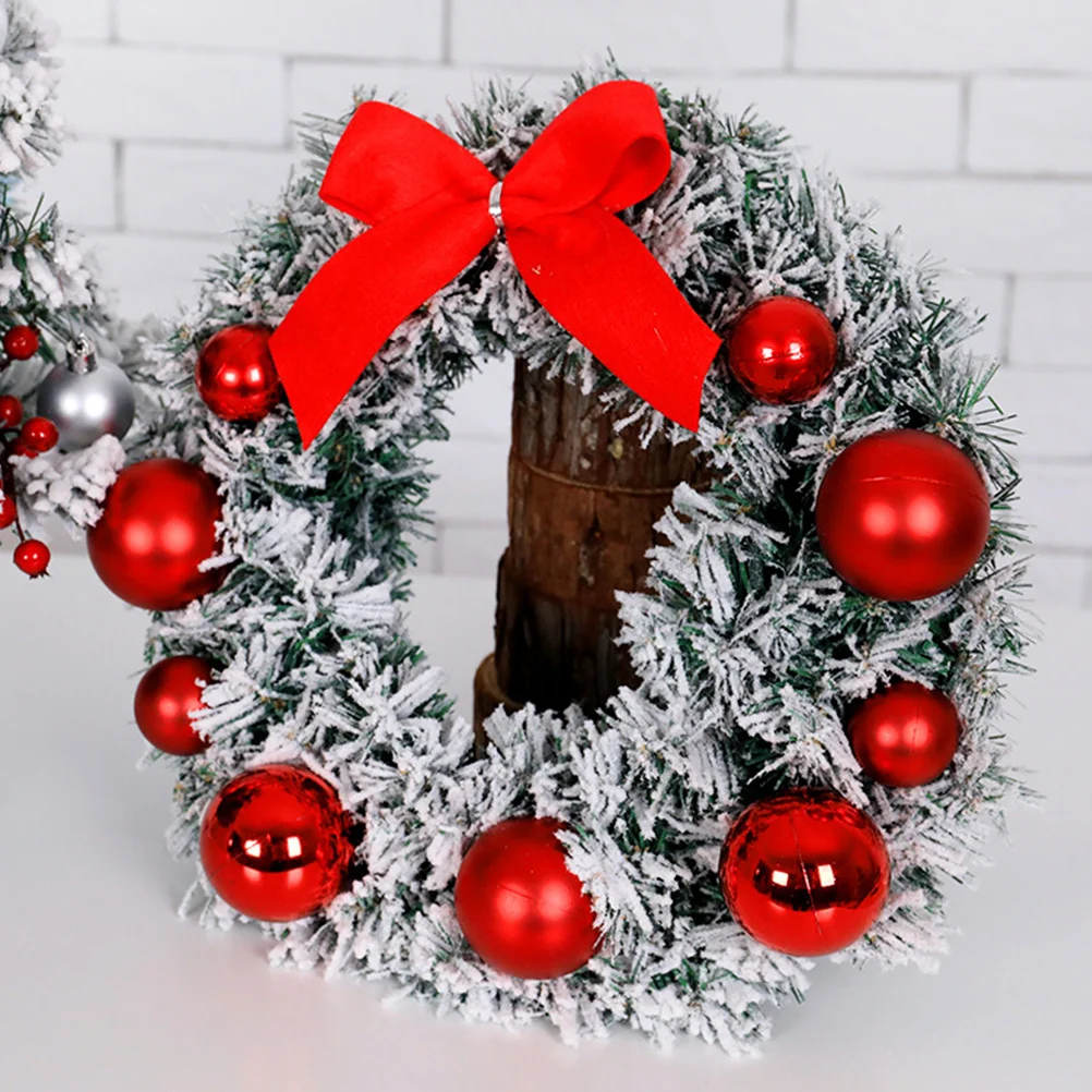 

Xmas Wreath Hanging Decor Premium Material Environment Friendly Unique Attractive Festival Garland Christmas Garland
