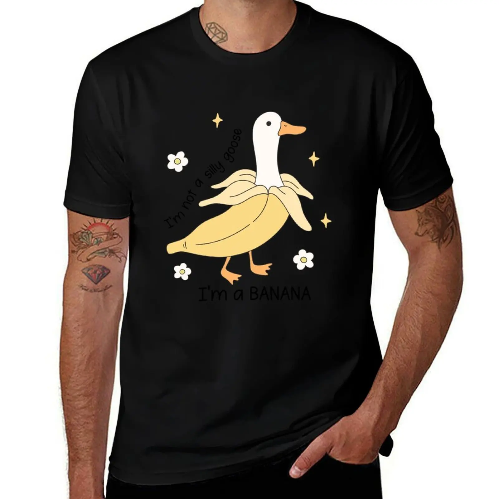 

Banana Goose One Silly Goose Sarcastic Farm Animal Girl Coming Home T-Shirt anime figures quick-drying tee shirts for men