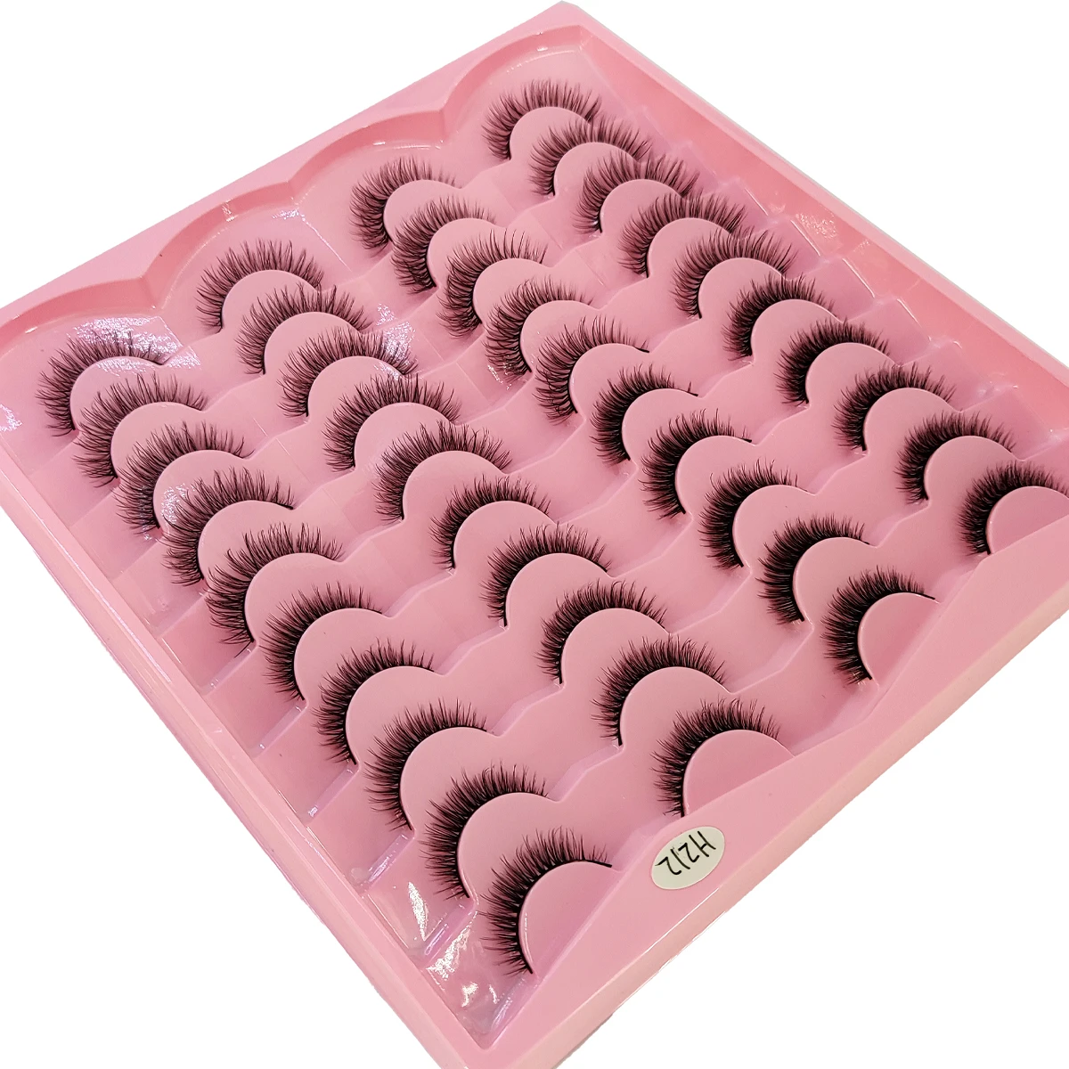 جديد 20 زوجًا من الرموش الصناعية المصنوعة من فراء المنك الاصطناعي ثلاثية الأبعاد رموش طويلة طبيعية/سميكة أداة مكياج وايز وتطويل الجمال