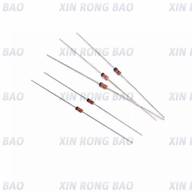 100PCS IN914 1N914 1N914B 0.3A 75V Switching Diode DO-35 Glass Diode