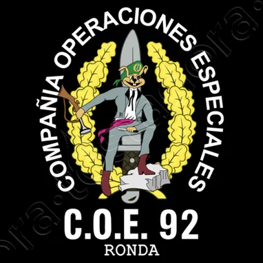 Spanish Legion COE 92 Ronda Mod 2 Special Operations Emblem T-Shirt. Summer Cotton O-neck Men\'s Short Sleeve T-Shirt New S-3XL