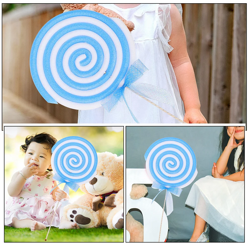 

Large Giant Lollipop Prop Realistic Simulation Candy Decoration Holiday Birthday Wedding Party Photo Props Lollipop Prop