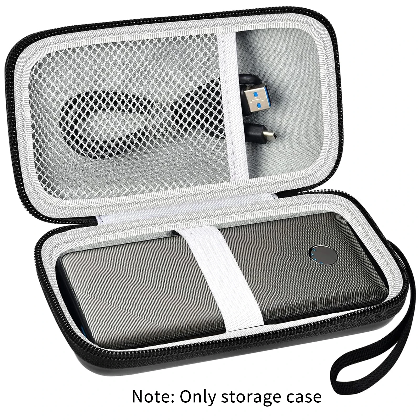 Case Comaptible with Anker 313 Power Bank (for PowerCore Slim 10K) 10000mAh Battery Pack. Portable Charger Storage Holder Bag