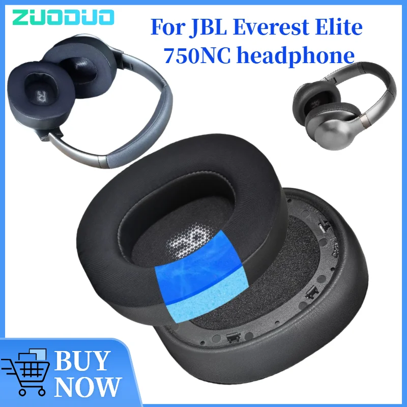 

ZUODUO Replacement Mesh / Ice gel / Leather Ear Pads for JBL Everest Elite 750NC Gaming Headphones
