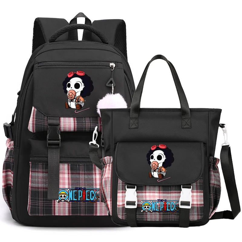 2Pcs/set One Piece Backpack Handbag Messenger Bag for Teenager Boy Girl Back To School Bag Women Men Leisure Travel Bag Rucksack