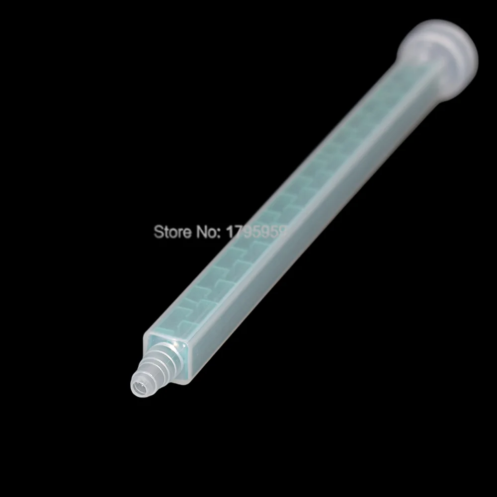 Ugelli di miscelazione statici Miscelatore di colla AB Adesivi in resina epossidica da 186 mm Tubo di miscelazione quadrato per cartucce a due componenti 1:1 da 200 ml 400 ml