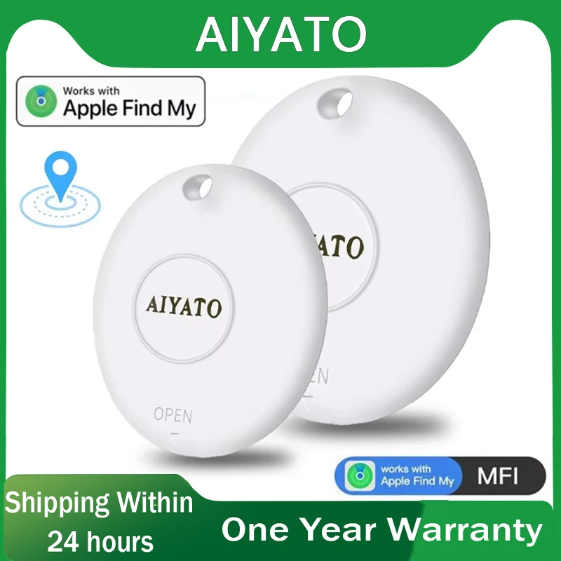 

AIYATO Bluetooth Smart Tags Wallet Tracker Смарт-теги для ключей Smart GPS Air Tag Tracker GPS-локатор для Apple Find My Device