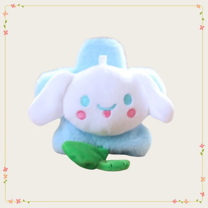 

Cinnamoroll New Cartoon Cute and Cute Small Flower Plush Pendant Toy Series for Girls Bag Pendant Doll Home Key Accessories