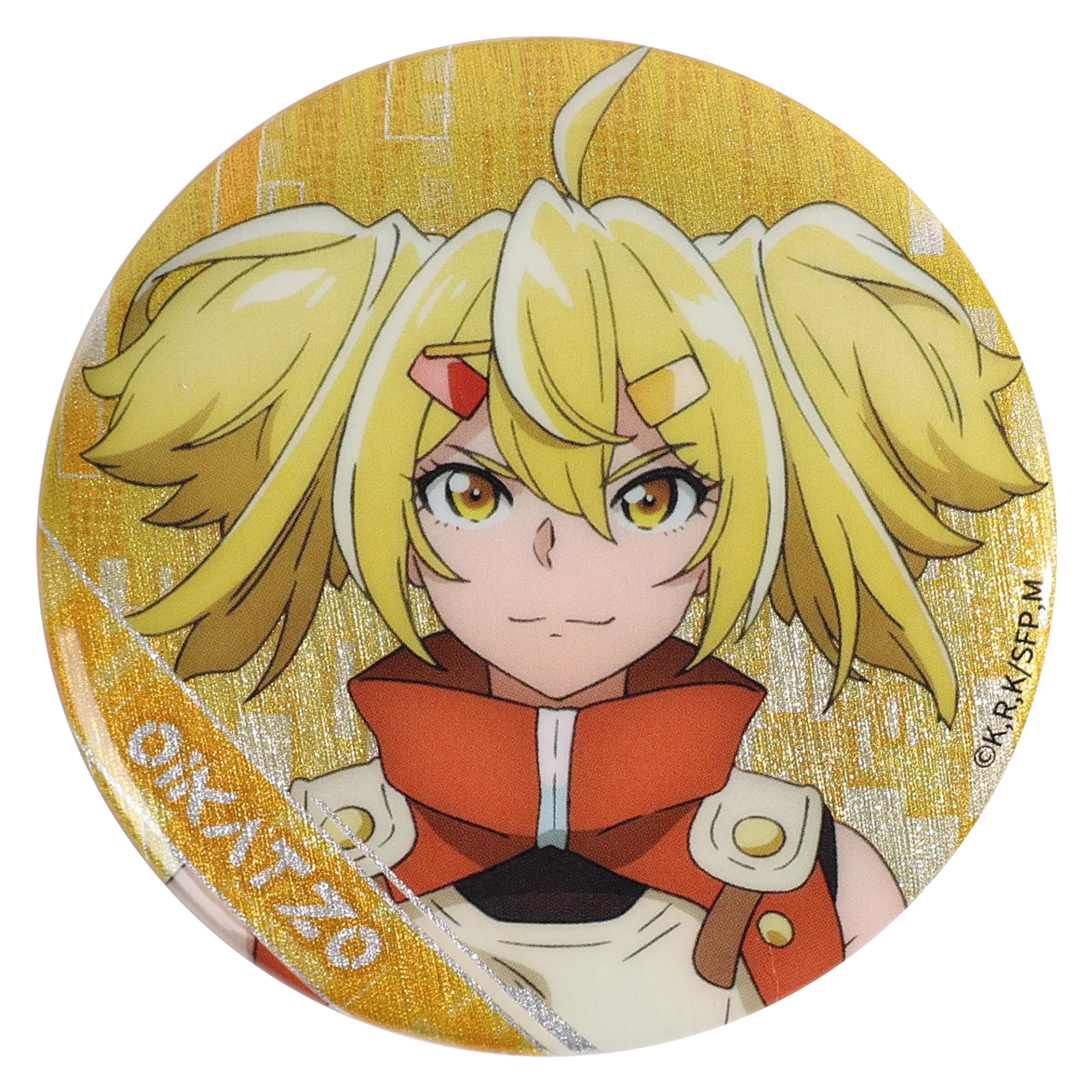 58mm Anime Shangri-La Saiga-0 Emel Cosplay COSTUME Badge Pin SPTE Tinplate Brooch﻿ Prop Gilf