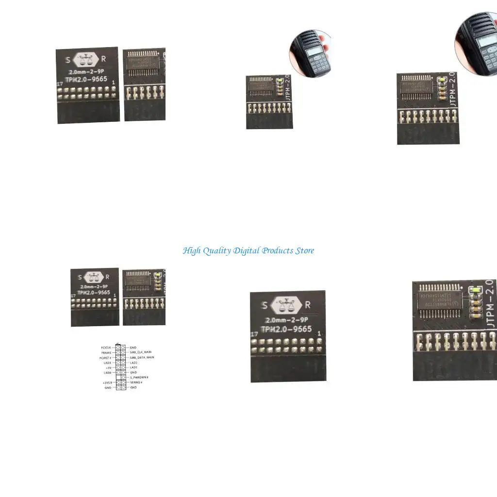 

U2JE LPC 18Pin Remote Encryptions Security Board Electronic Component