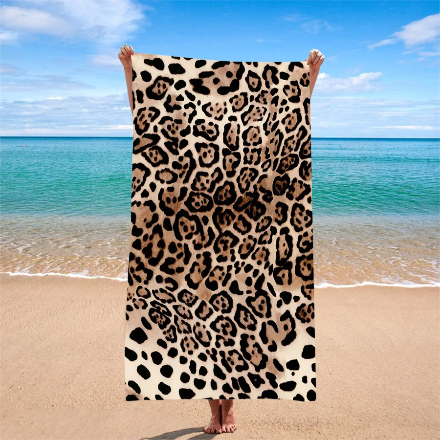 1pc Super Absorbent & Quick-drying Swimming Towel, Lightweight & Soft Beach Blanket, Suitable For Beach Swimming Outdoor Camping