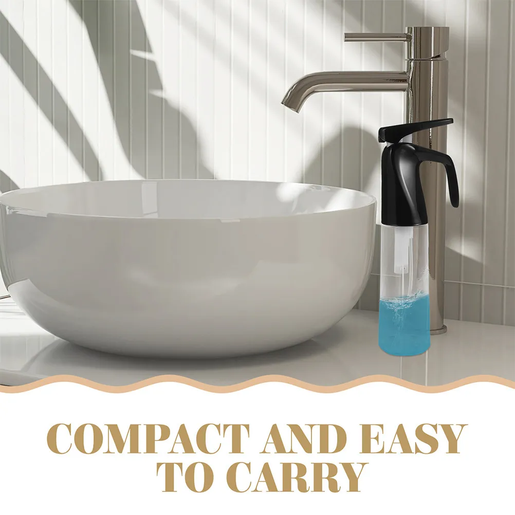 2Pcs Continuous Spray Bottles Hair Styling 300Ml Clear Plastic Refillable Fine Mist Water Mister for Hydration Salon Outdoor