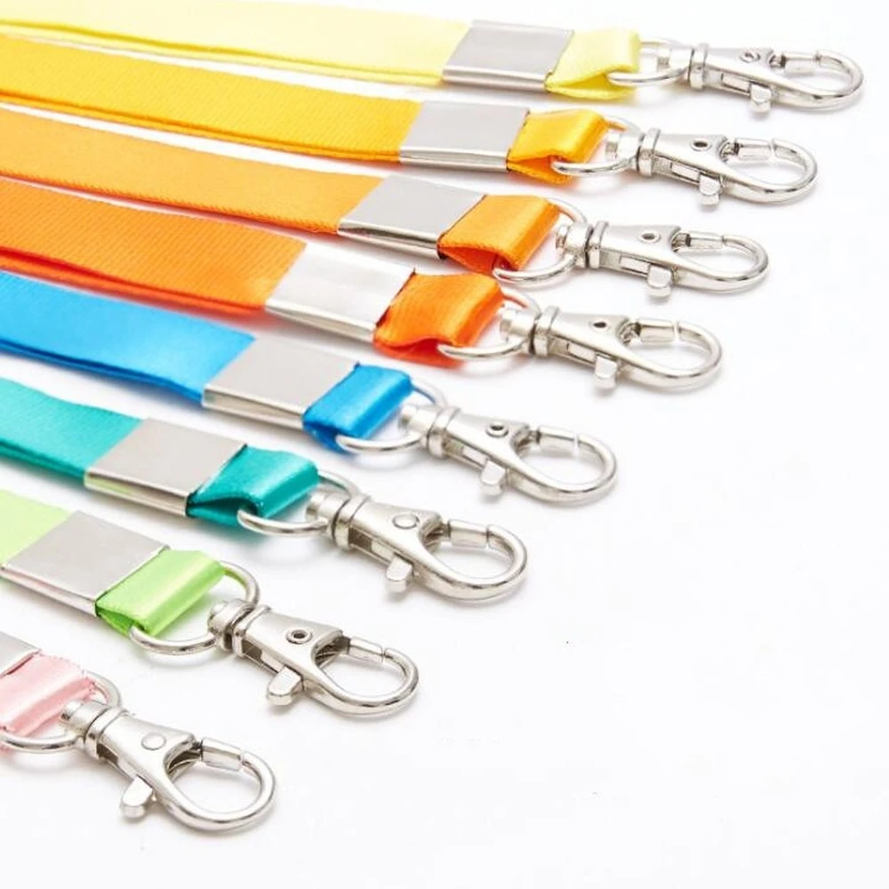 Keychain Style Working Permit Lanyard Pass Work Card ID Tag Neck Strap Name Badge Holder Employee's Card Lanyards