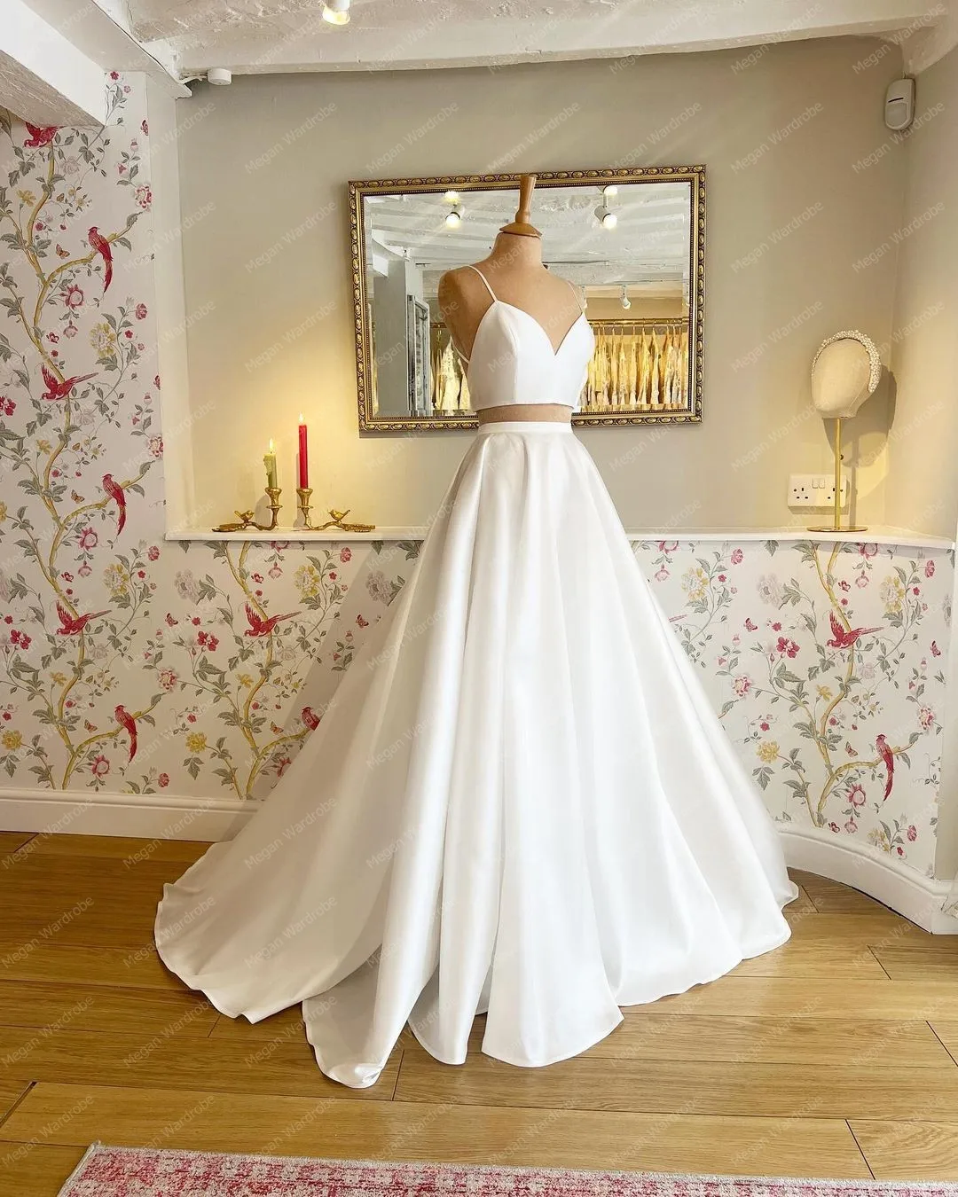 Charming Ball Gown Bridal Satin Skirts Custom Made For   Wedding Dress Bridal Separates With Train Formal Prom Skirt   2023