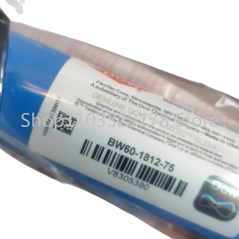 Filtro de agua original para Dow, membrana de ósmosis inversa, piezas, 75 gpd, BW60-1812-75