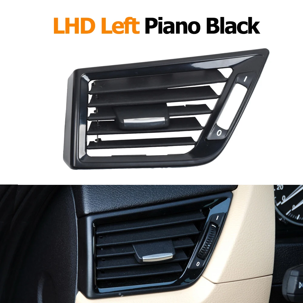 LHD Left Hand Driver Cars Left Right Center Air Conditioner AC Vent Grille Outlet Panel Trim For BMW X1 E84 2010-2015