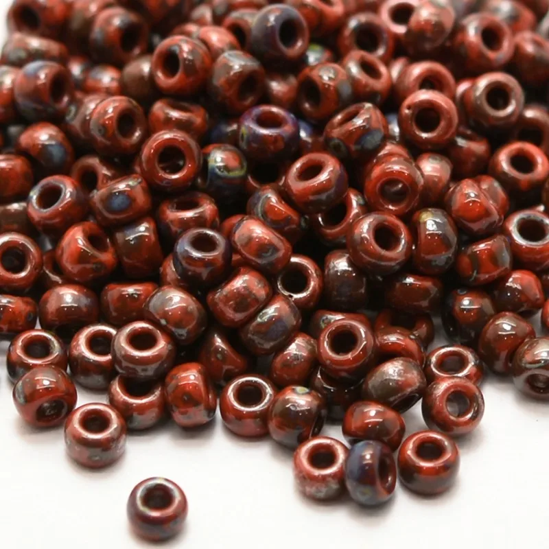 Miyuki Round Beads Picasso Coating Series Glass Beads Japan DIY Seed Beads for Jewelry Making
