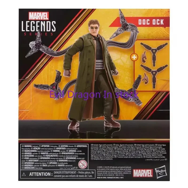 In Stock Spider-Man 2 Marvel Legends Deluxe Doc Ock Original Action Figure, 6 Inch Toy Collectible Gift